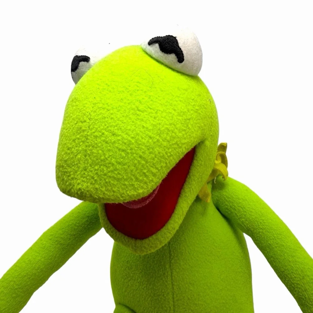 Disney Muppets Kermit the Frog Plush 16 Inch‎ Green Stuffed Animal Jim Henson